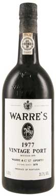 Warre's, Vintage Port, Douro Valley, Portugal, 1977