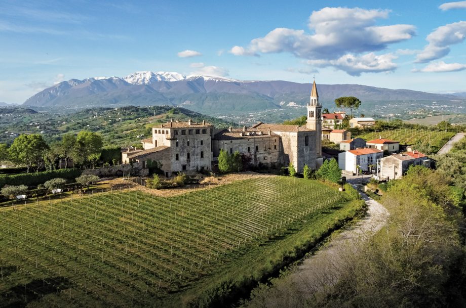 The restored Castello di Semivicoli at Masciarelli